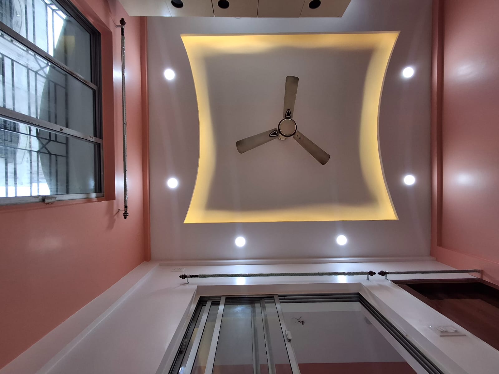 Elegant False Ceiling with Ambient Lighting